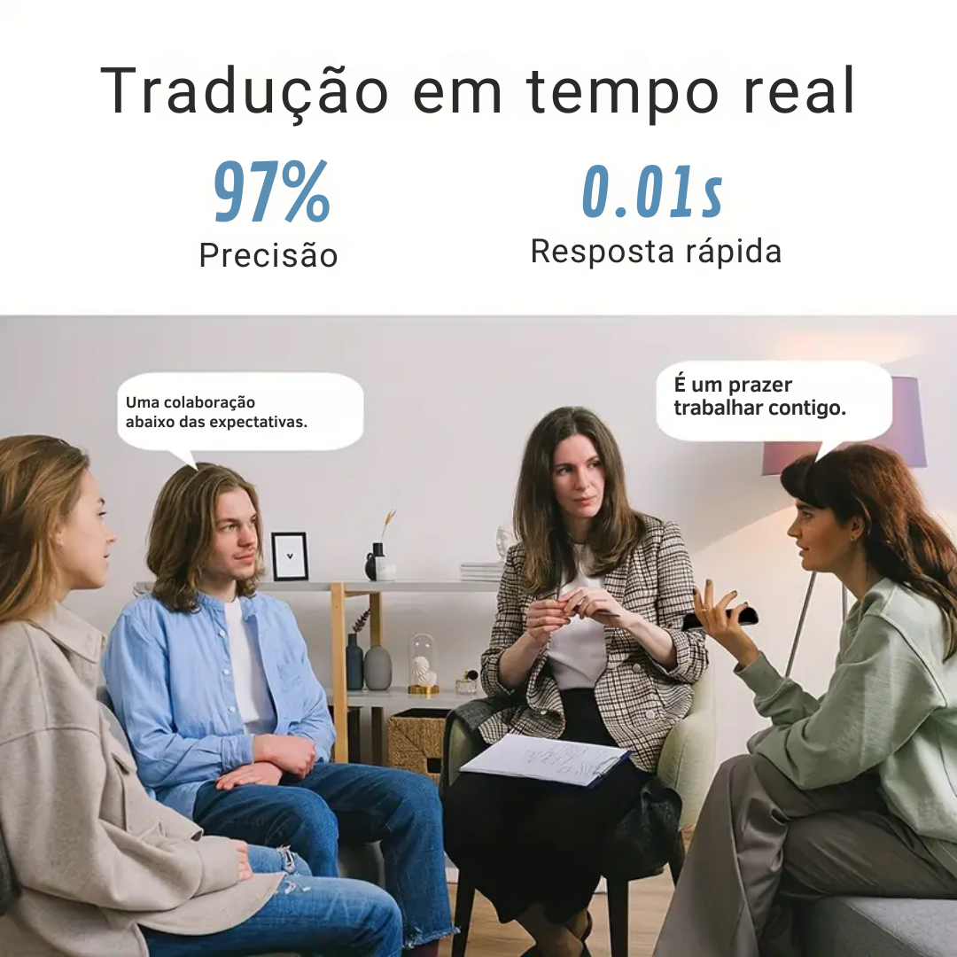 Traductor de Idiomas Portátil ten una comunicação instantânea em viagens e negócios®
