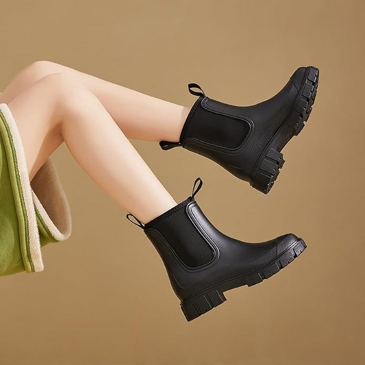 Botas impermeáveis para mulher com sola antiderrapante